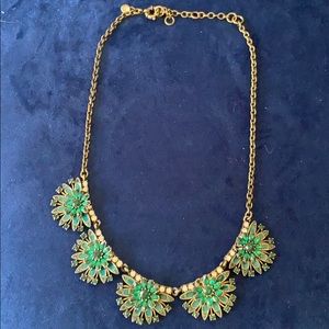 J.CREW EMERALD GREEN NECKLACE